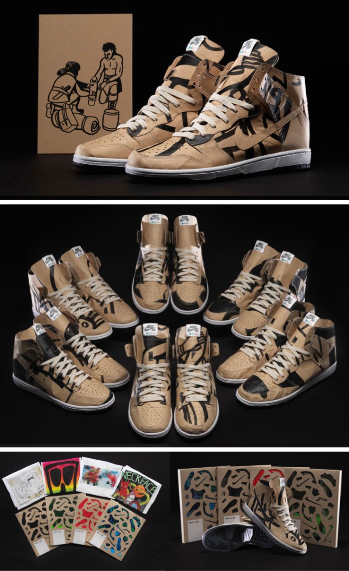 Nike SB Geoff McFetridge Art Paper Dunks