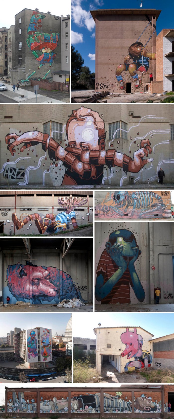 Aryz Street Art from Spain