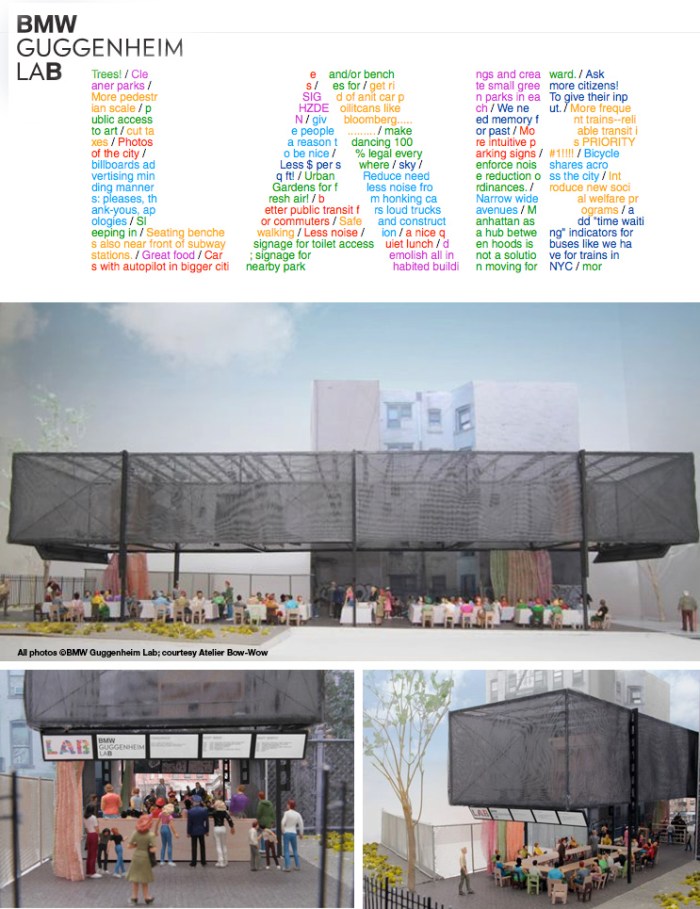 BMW Guggenheim Lab NYC