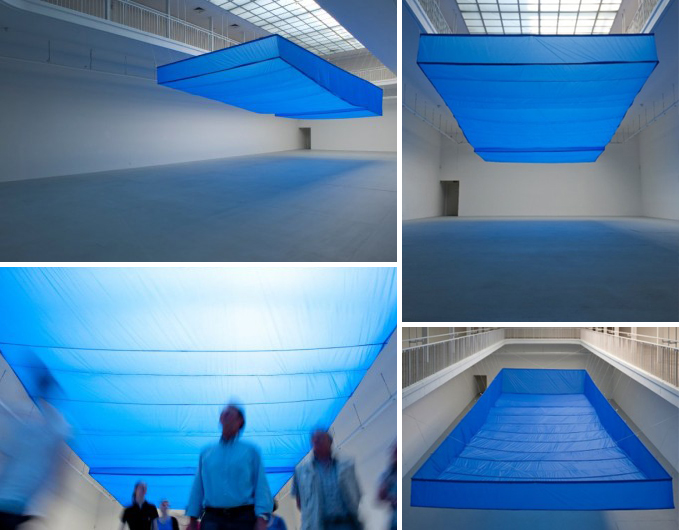 Ayse Erkmen Bluish Art Installation