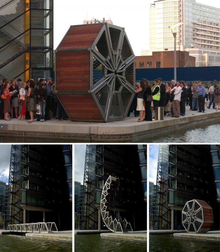 Heatherwick Rolling Bridge Architecture Paddington Bridge