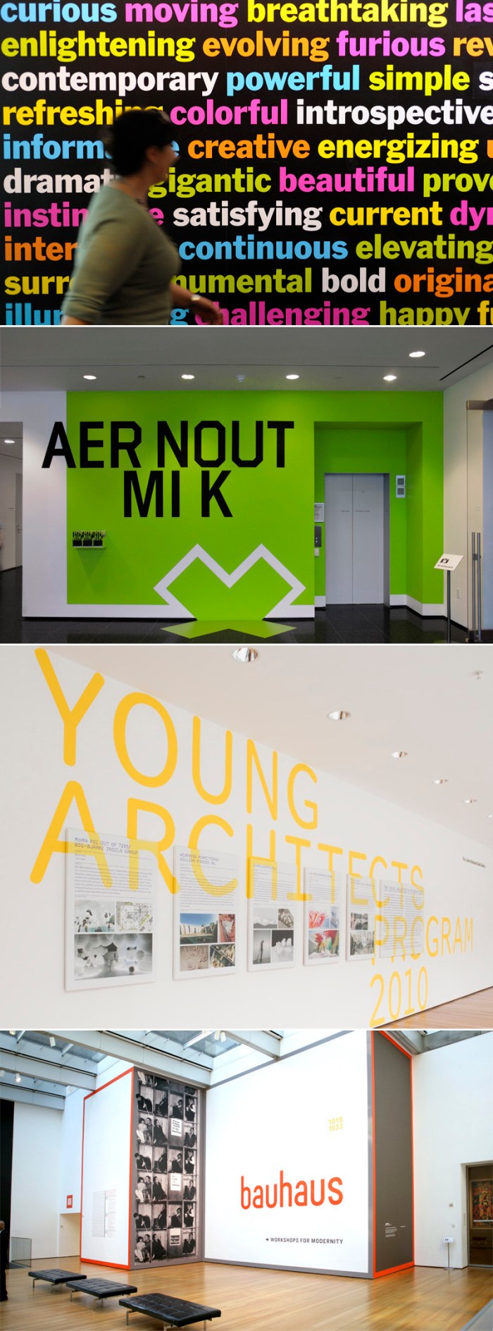 MoMAGraphics1 MoMA Design Studio Typography Graphics