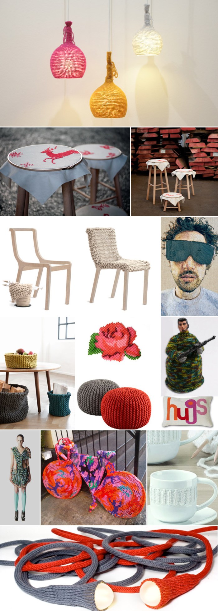 Needlework Trend in Product Design