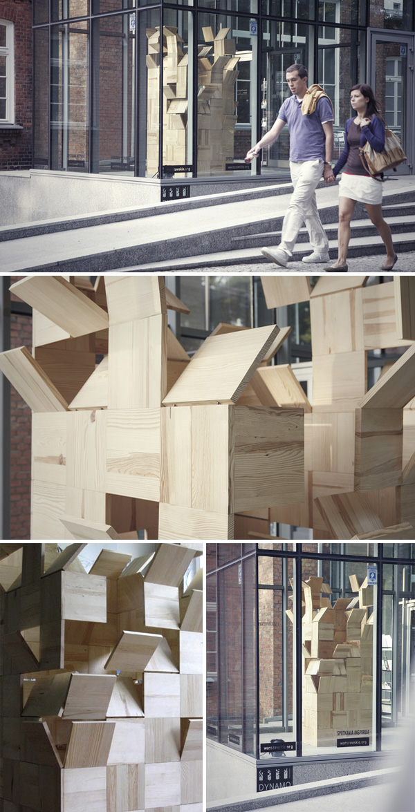 art installation, sculpture, Polish artist, collabcubed