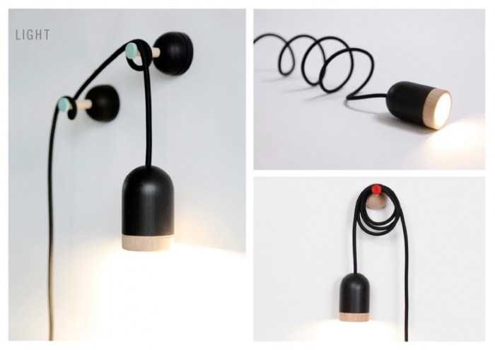 Lamp, industrial design, sustainable, contemporary, minimalist