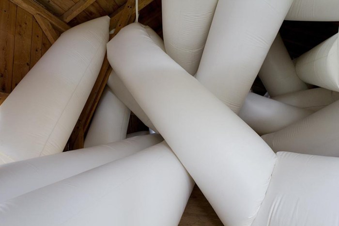 art installation, inflatable sculptures, structures, modern art