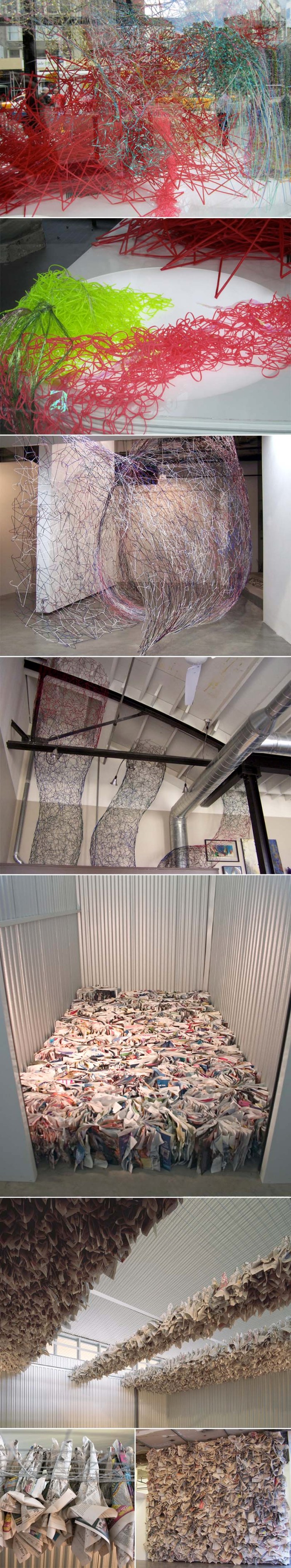 art installation, nyc, found objects, contemporary art