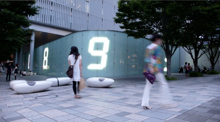 Counter Void, Installation, Tokyo, Tatsuo Miyajima