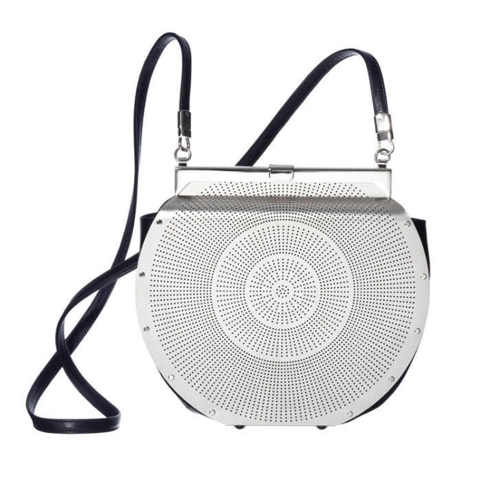 Stainless steel handbags, clutch, accessories, contemporary design