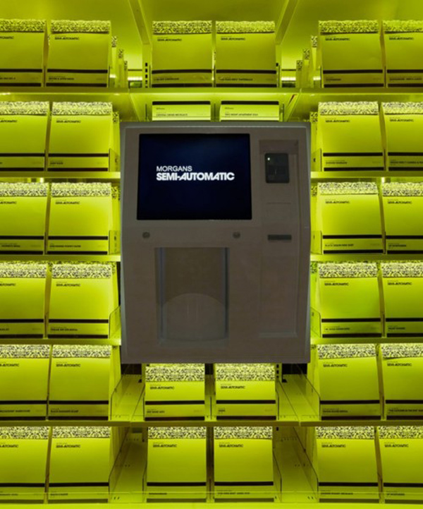 HudsonHotelSemiAutomaticVendingMachine_collabcubed Cool Vending Machine, Fashion Week, Hudson Hotel, semi automatic, Morgans, NYC