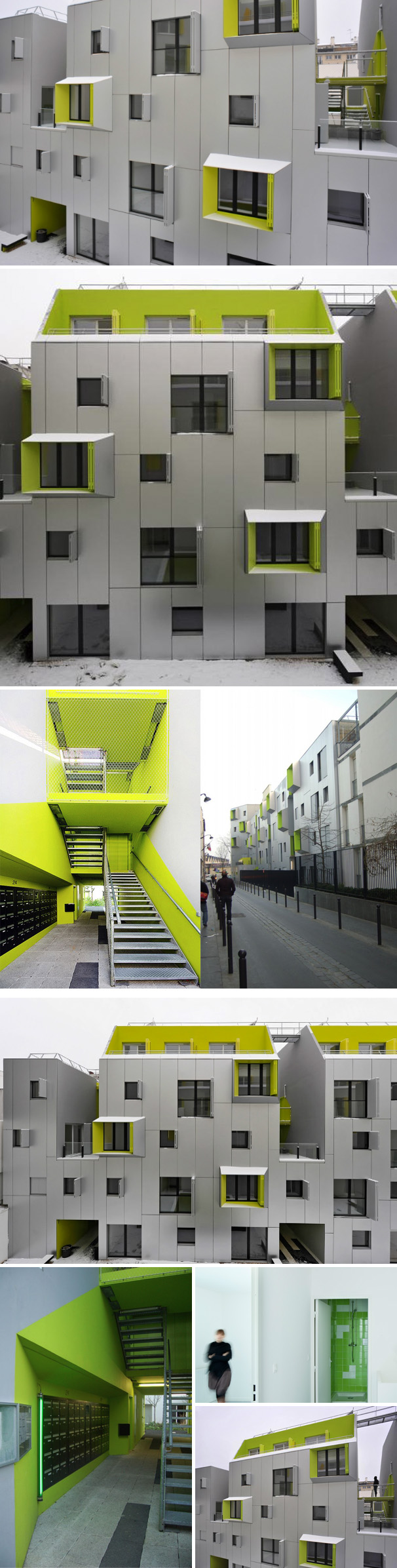 X-tu architects, social housing, Paris, modern architecture, collabcubed