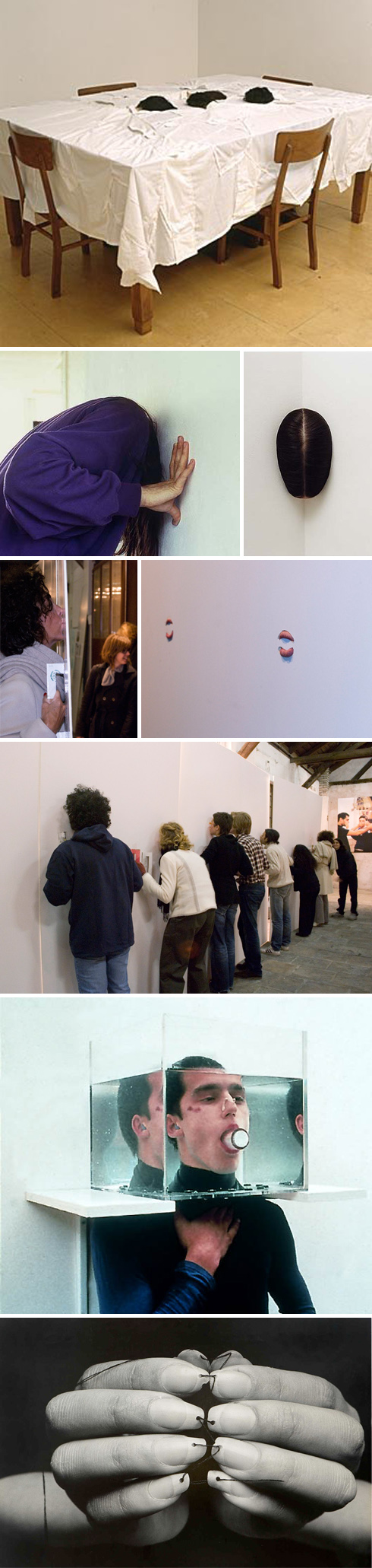 Performance art, body, humor, Israeli artist, Amsterdam, collabcubed