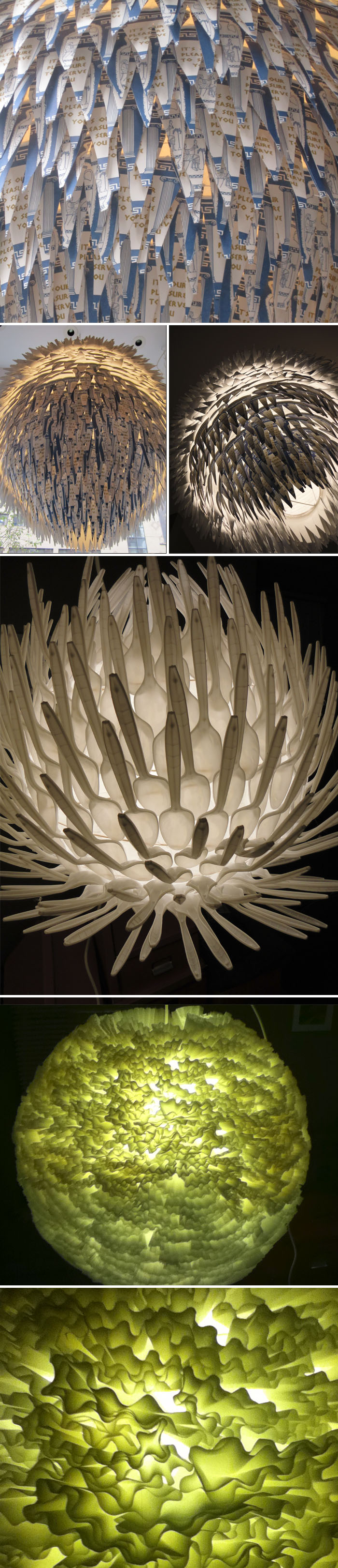 Chris DuCharme, cool lamps, coffee cups, filters, spoons, collabcubed