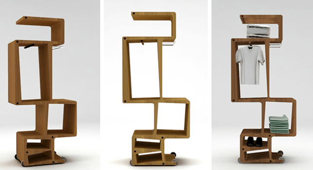 closet on wheels, armoire, ilmiodesign, industrial design, collabcubed