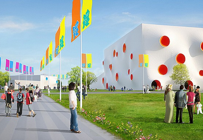 Magma Architecture, 2012 Olympics, Royal Artillery Barracks, collabcubed