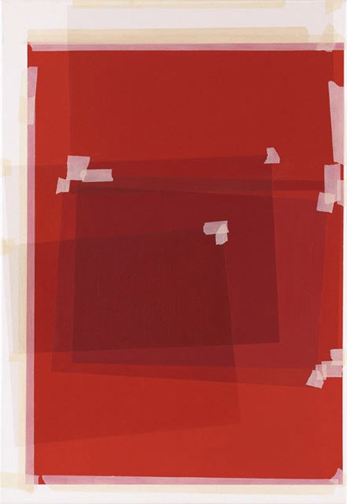 amazing oil paintings of taped collages, trompe d'oeui, Kees Goudzwaard