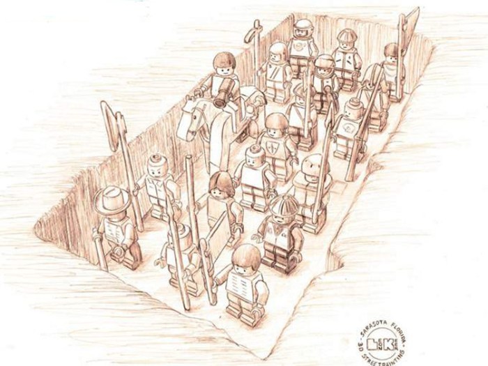 Amazing 3-d Chalk drawing, Lego, Sarasota, Leon Keer, Planet Streetpainting