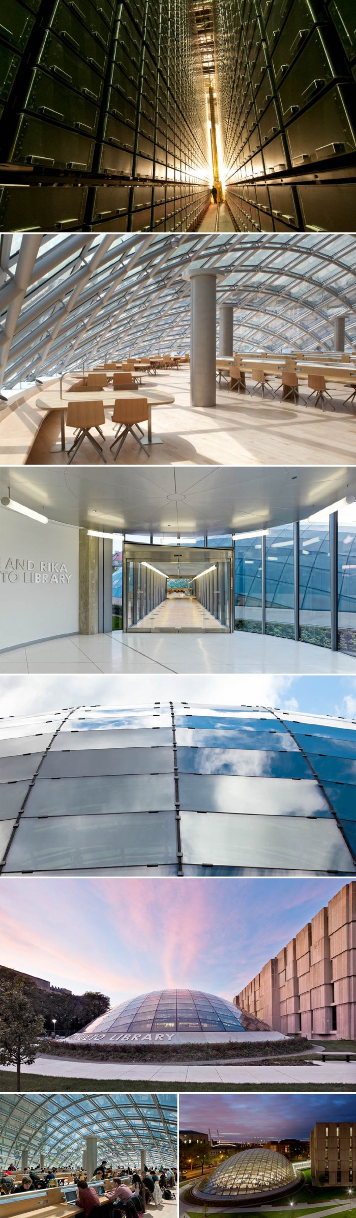 Helmut Jahn, University of Chicago Library, robot, collabcubed