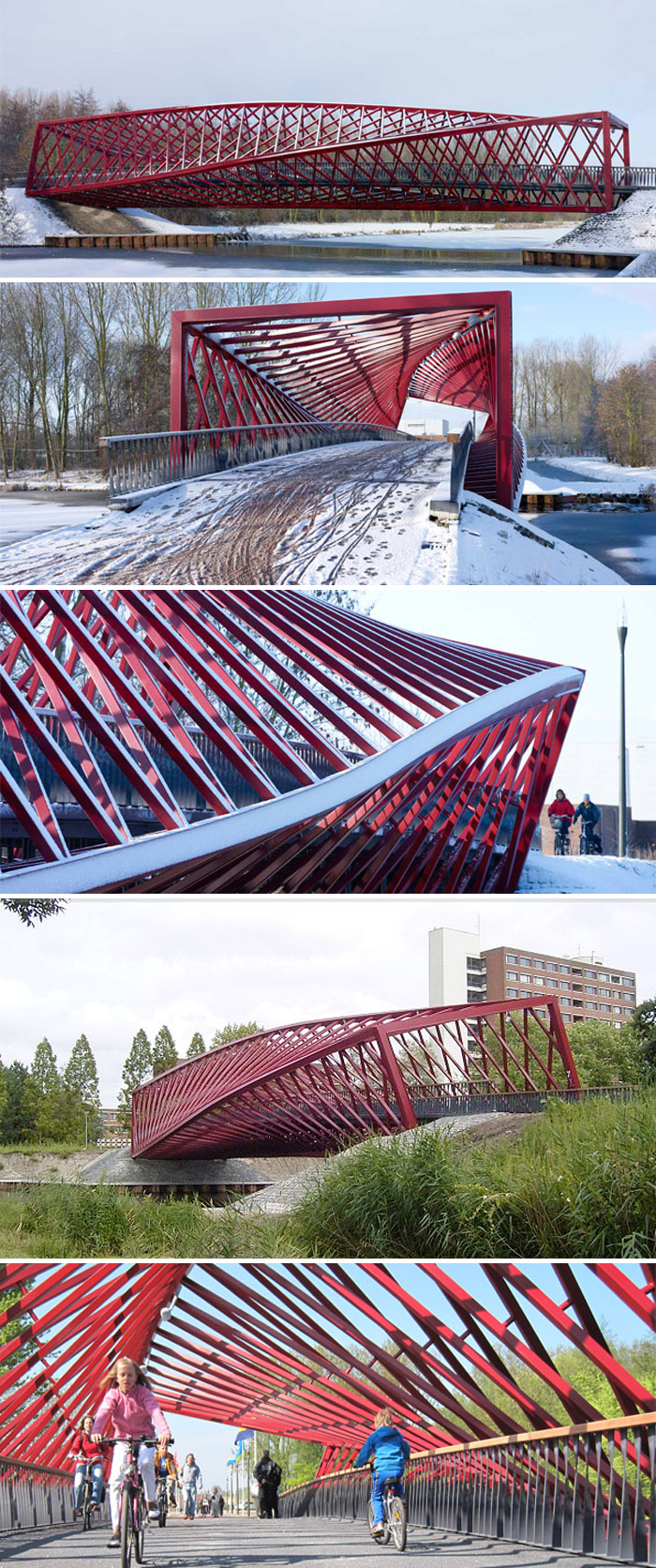 De Twist Brug, Vlaardingse Vaart, Netherlands, 8 West Architects, ABT