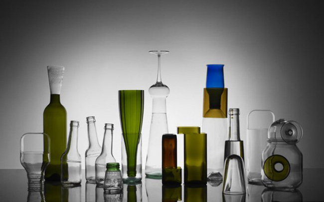 Glassware, contemporary combined with traditional, Italian, Antonio Cos, collabcubed
