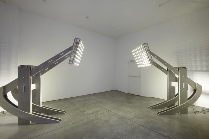 LosCarpinteros_Luces_del_Estadio_del_Pueblo_collabcubed Contemporary Cuban Art, Humor, Sculpture, Town Stadium Lights, Sean Kelly