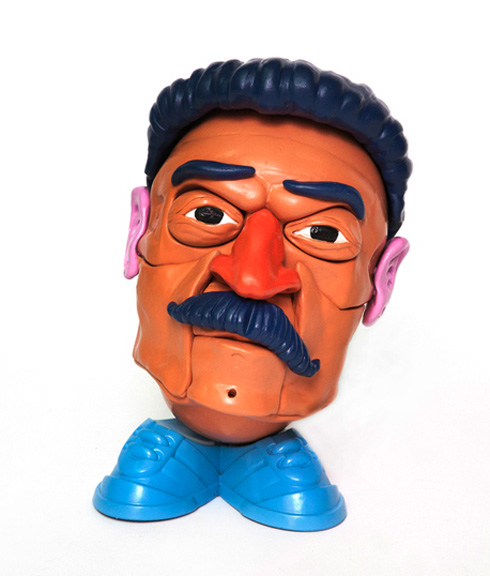 Stalin_Mr._Dictator_Head_Stephen_ives_collabcubed Stalin, Mr. Potato Head, Dictators, Sculpture, Australian Contmporary Art