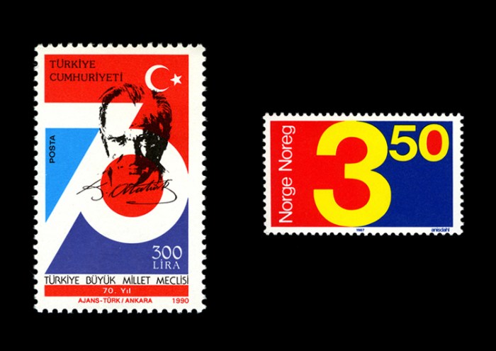 typography, stamps, postage stamps, mail, letters and number design