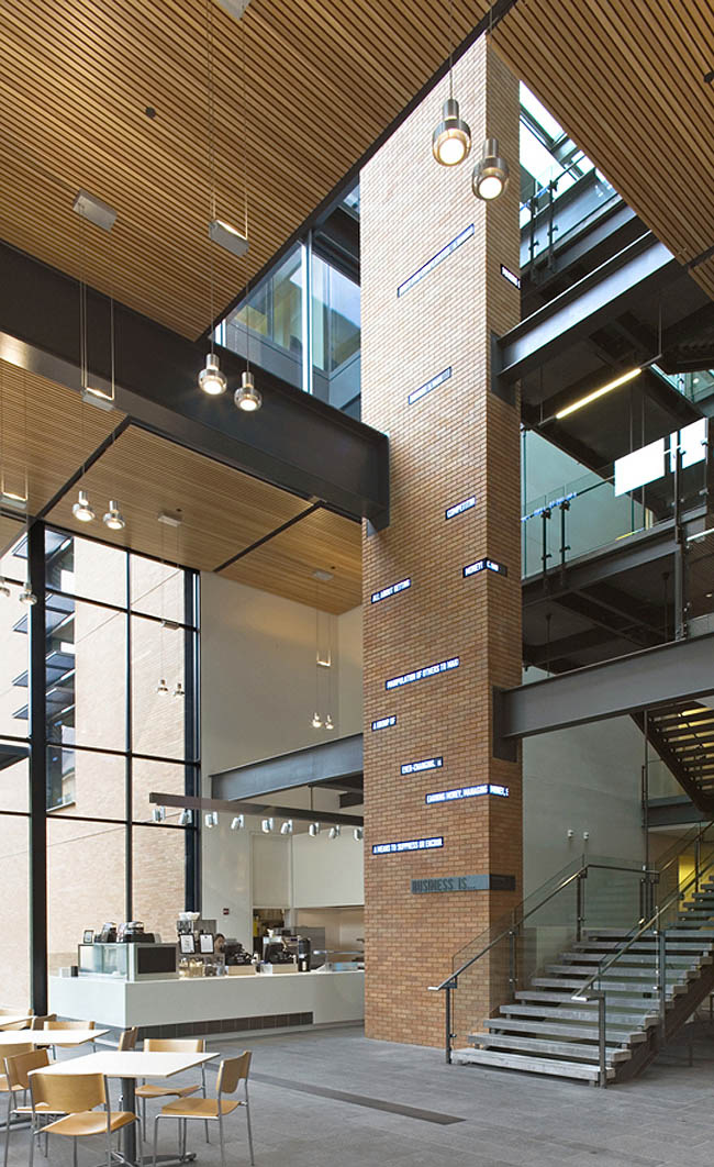 Typographic wall installation, interactive, Kristine Matthews, Karen Cheng, University of Washington