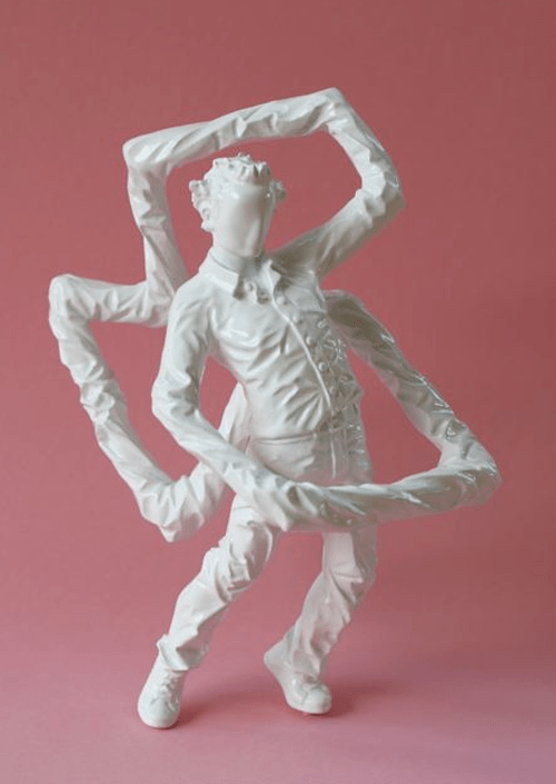 Florian_Hafele_contorted_sculpture_collabcubed contemporary sculpture, contorted sculpture, Vienna art, contorted statues