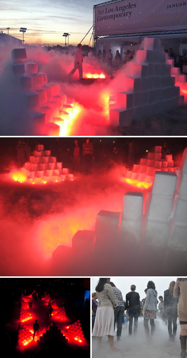 PacificStandardTimePerformance_PublicArtFest, Art Los Angeles Contemporary 2012, cool installation