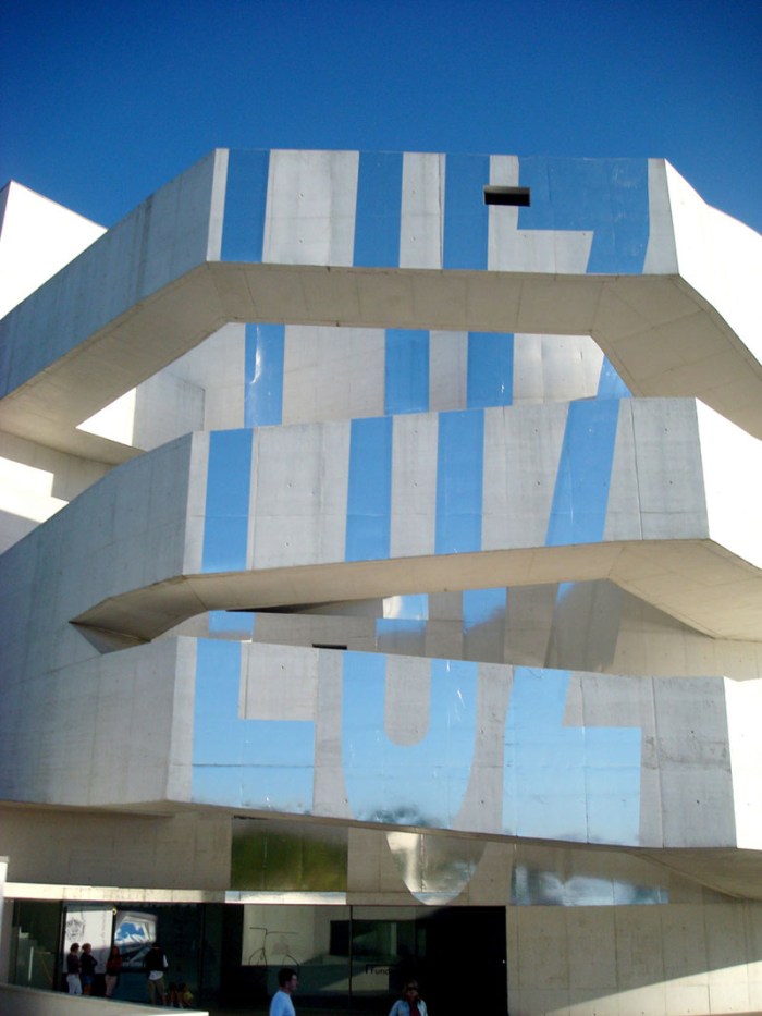 Typography in Architecture, Type, Environmental graphics, Luz exhibit, Architecture with typography, signage