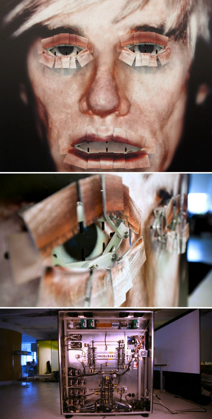 interactive sculpture, interactive installation, contemporary art from Taiwan, Andy Warhol