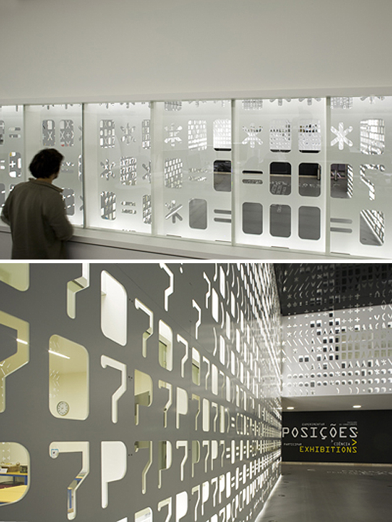 Pavilion of Knowledge, enviornmental graphics, Lisbon, P-06 Atelier, typography, installation