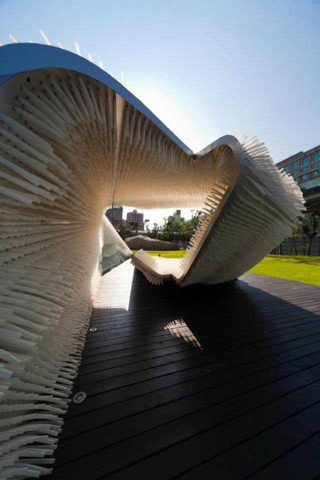 Architectural Installation, tactile, Taipei, Taiwan 2011, cool structure, interactive