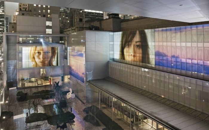 Doug Aitken, new installation, video projection on 360 degree Hirshhorn Museum