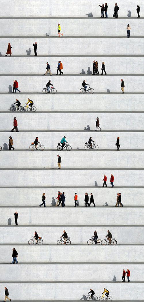 Photo collages, panels, alu dibond, Wall People by Eka Sharashidze