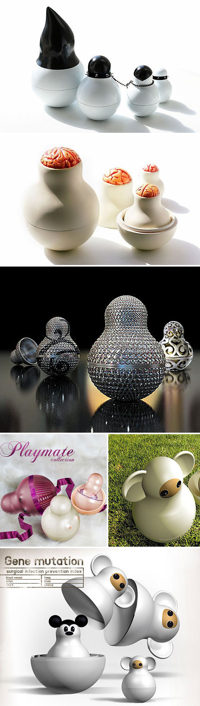 Matroyshka, Contemporary Russian Nesting Dolls, Toys, Batman, Russian Design, collabcubed