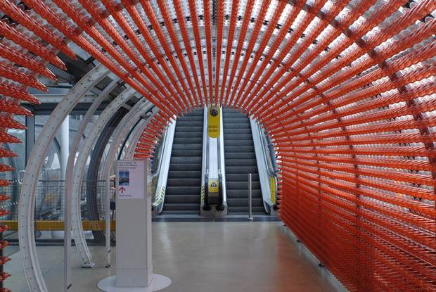art installation, Pompidou Center, Bryan McCormack, Aids fundraiser, condoms, sound and light installation