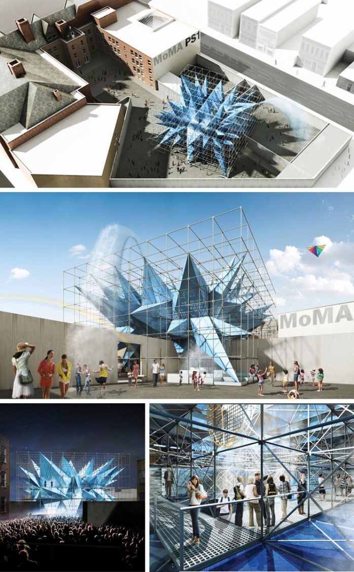 PS1, New York City, Warm Up 2012, Wendy, HWKN architects, cool structure, Young Architects MoMA