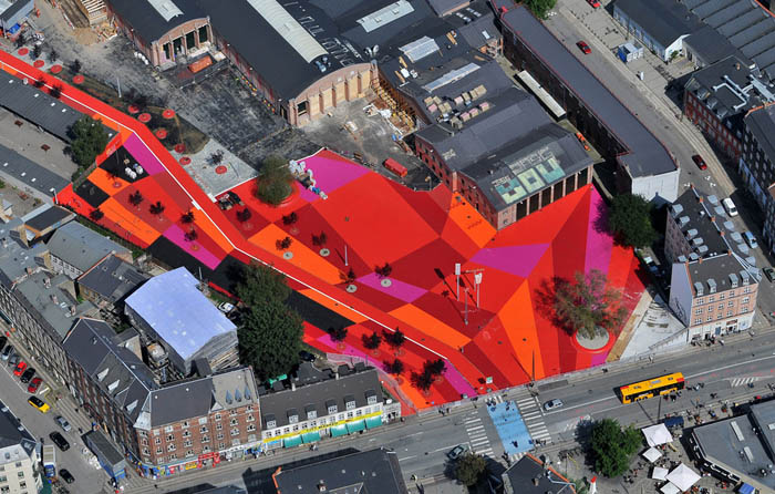 Park, playground, copenhagen, colorful park, Red Square, multicultural,