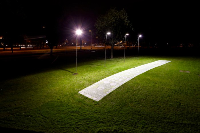 art installation, light installation, glow in the dark carpet, Glow Festival, Eindhoven