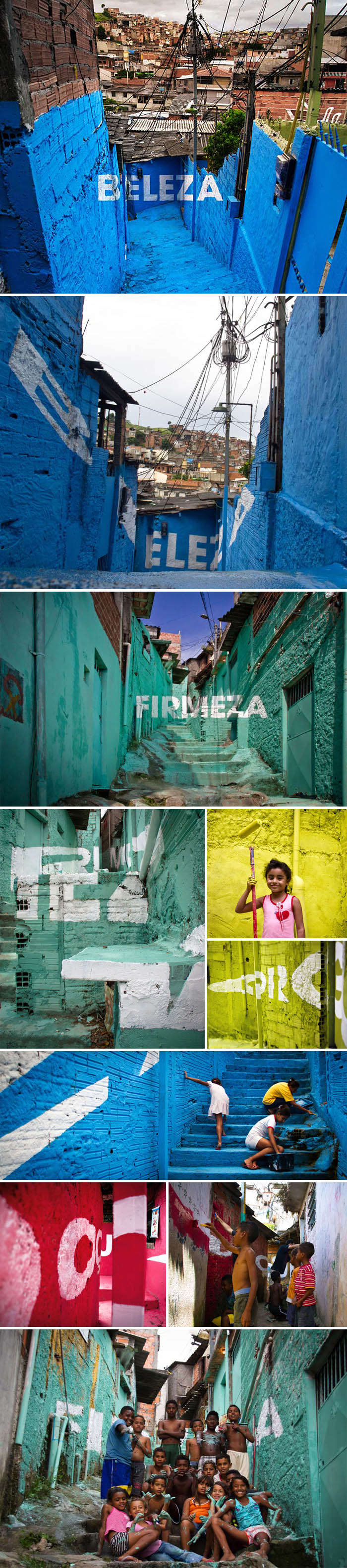 typography, street art, graffiti, Brazilian Favela, Brasilandia, Pride, Beauty, Sweetness,color, collabcubed