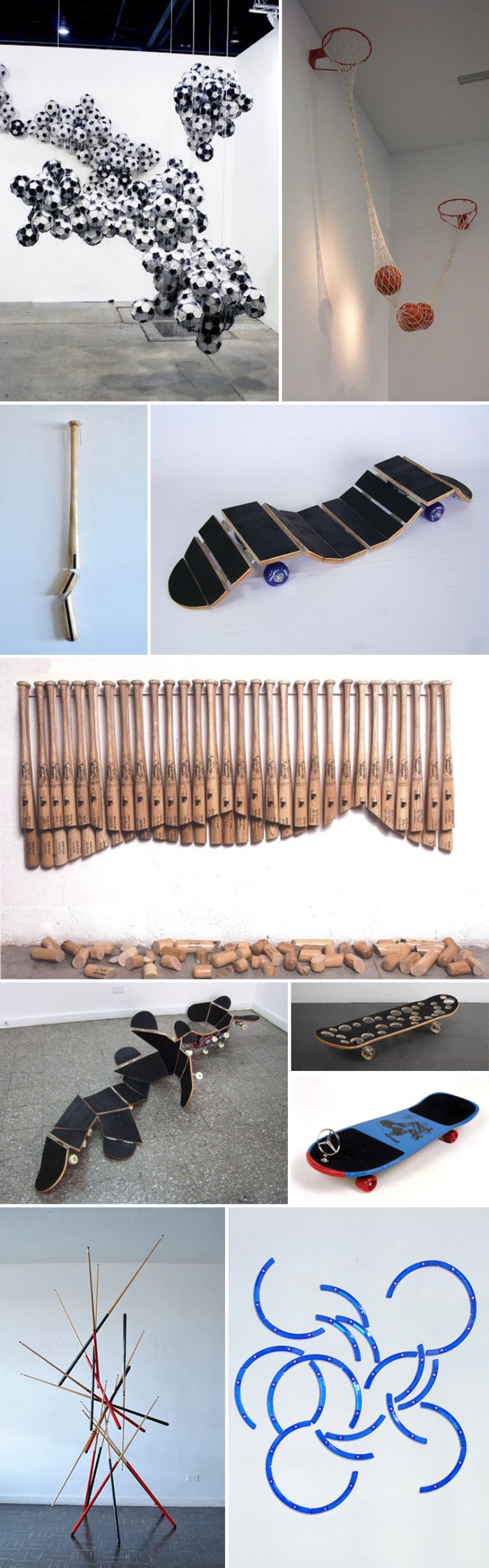 sports gear, guatemalen contemporary art, art installations, kamel mennour, collabcubed