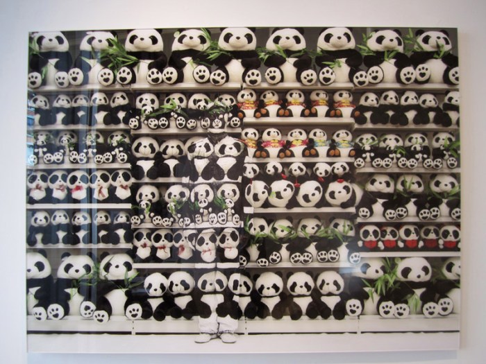 Liu_Bolin_Pandas_collabcubed Liu Bolin, Lost in Art, Eli Klein Gallery, contemporary photography, pandas, collabcubed