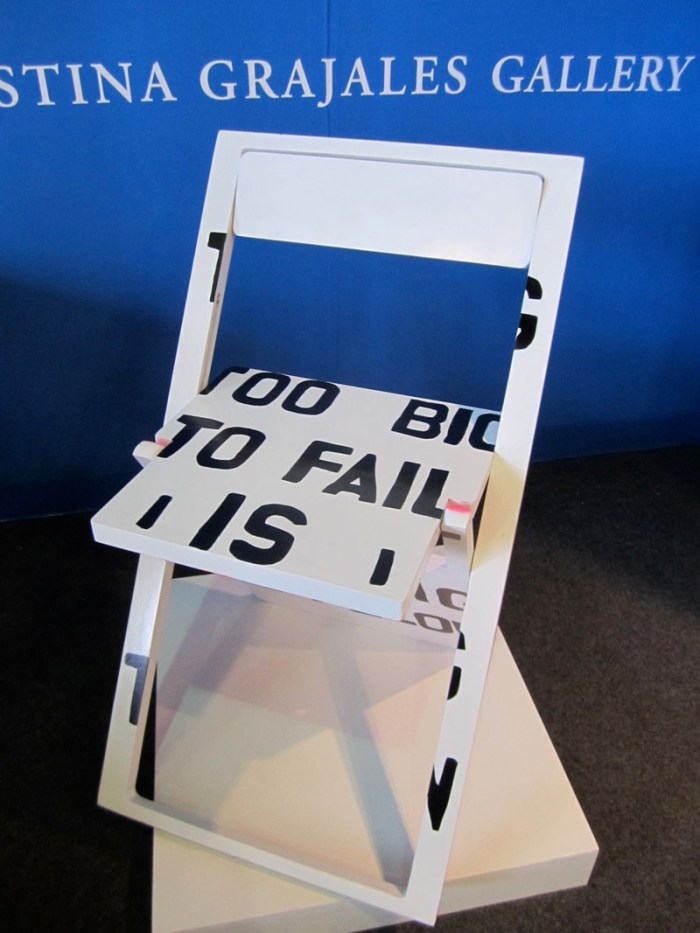 Occupy Wall Street Chairs, OWS, the 99 Percent, 99%, the 1%, Occupy Chairs, furniture design, contemporary art