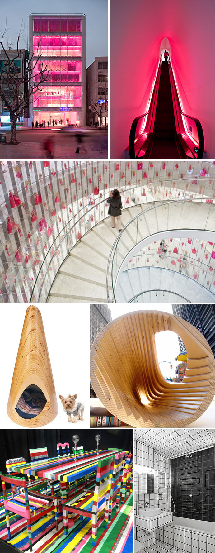 James Slade, Hayes Slade, Cool Barbie Flagship Store, Pup Tent, Diffa Installation, Bathroom design