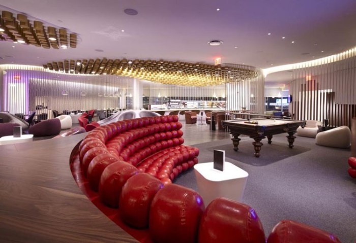 Virgin Atlantic, new JFK Clubhouse, Airline Lounge, Slade Architecture, collabcubed