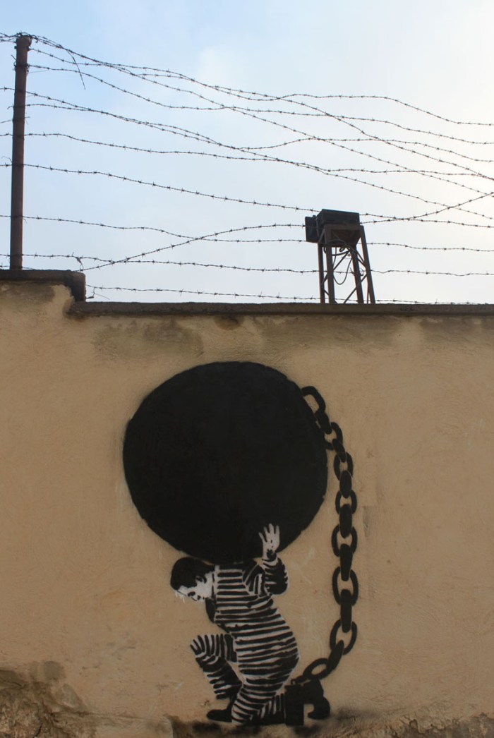 Graffiti, street art in Iran, war art, stencil, icy and sot, collabcubed