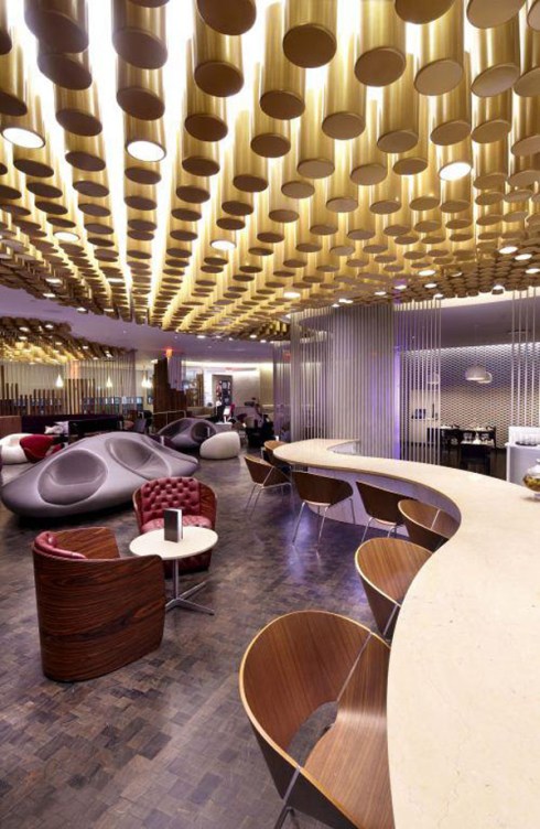 Virgin Atlantic, new JFK Clubhouse, Airline Lounge, Slade Architecture, collabcubed