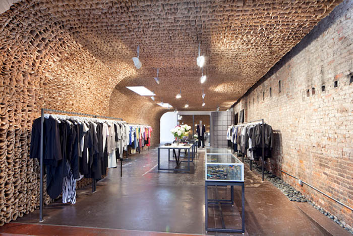 New cool highend store in meatpacking with 25000 paperbag installation, Owen, Tacklebox, Juliana Sohn